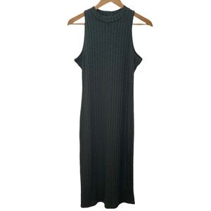 Love, Fire Ribbed Bodycon Dress